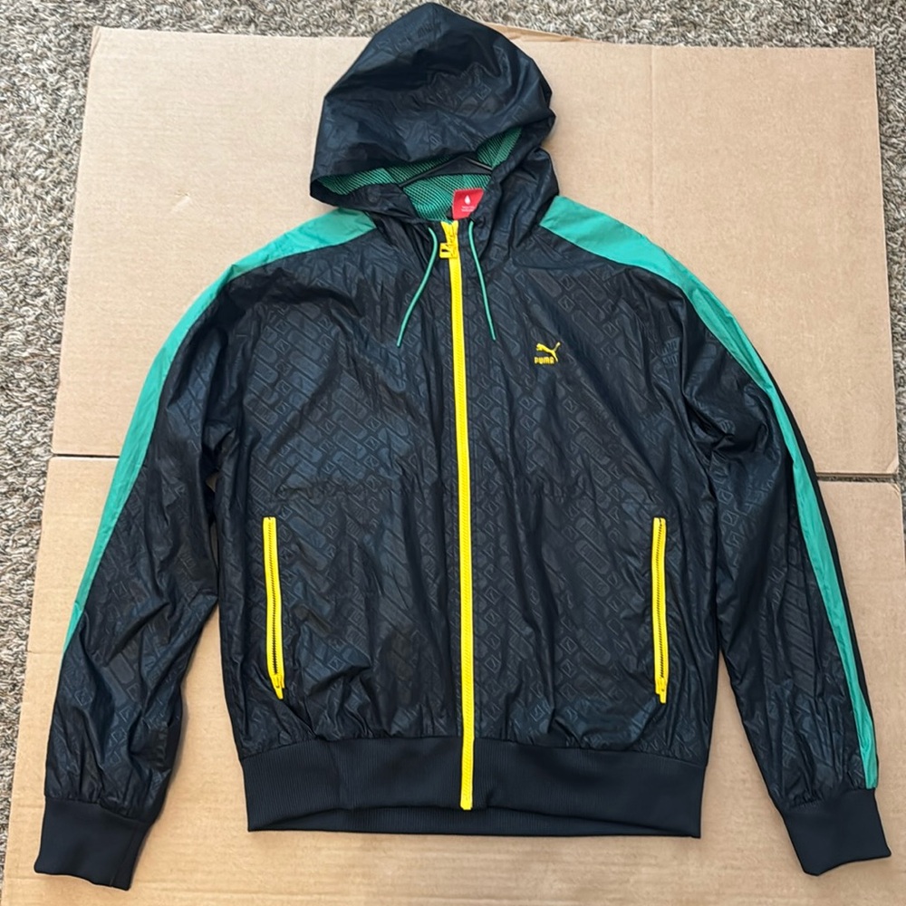Puma Jamaica Windbreaker Jacket M Vintage